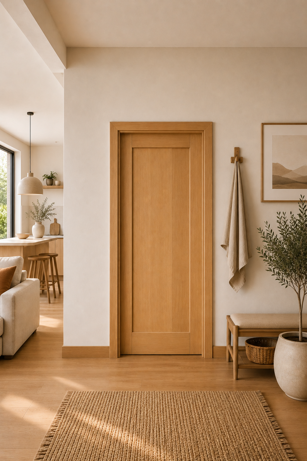 Interior Flat Panel Door ( Shaker Door)
