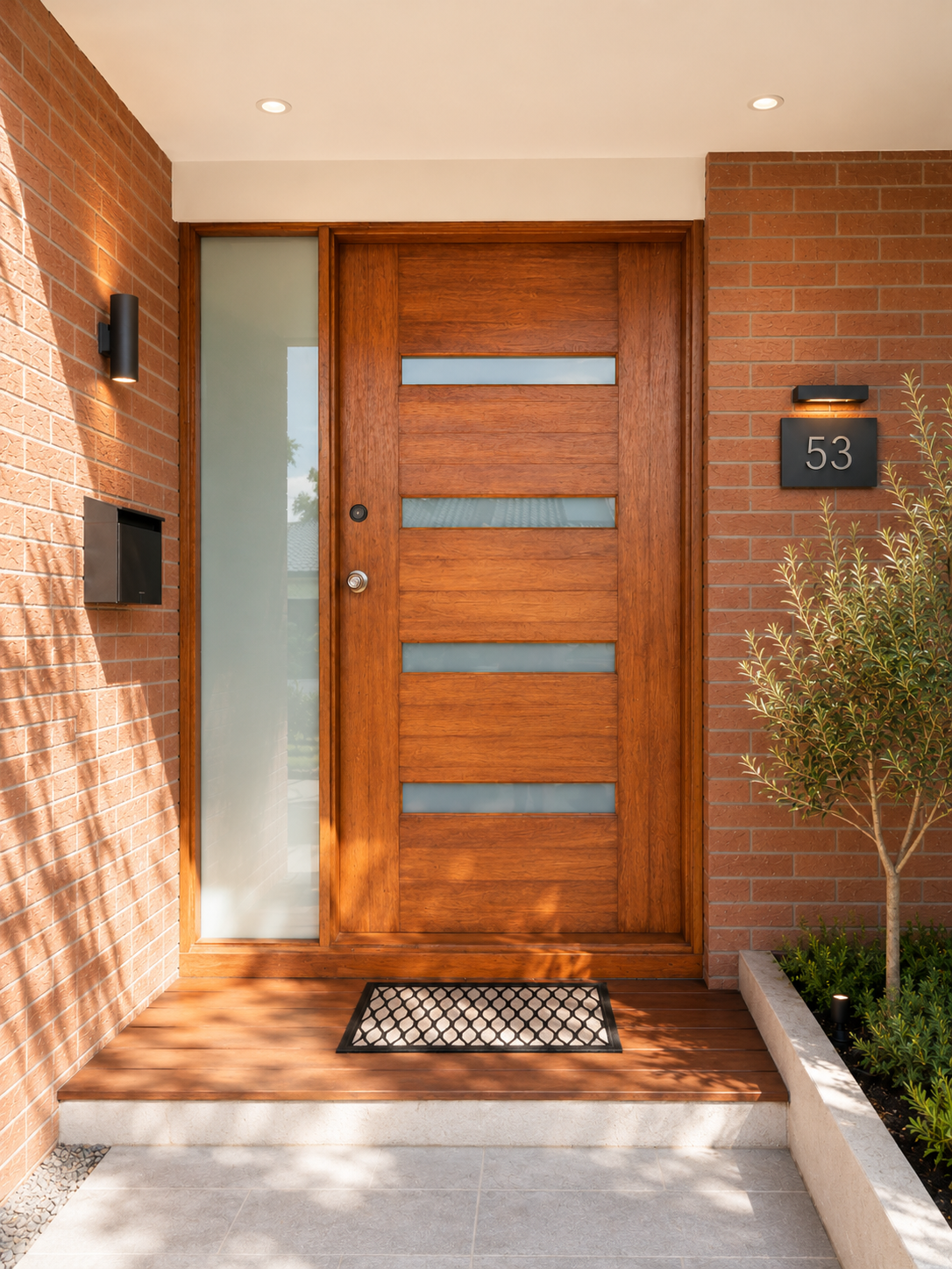 Horizontal Glass Doors
