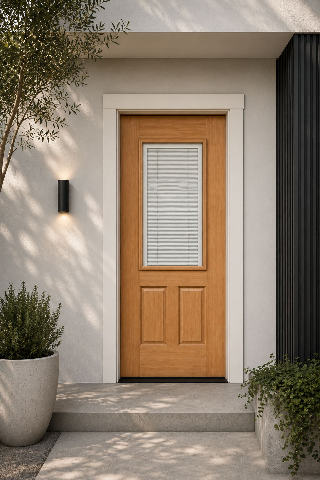 Venetian Glass Door