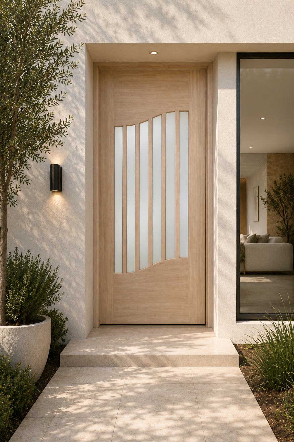 Vertical Glass Door