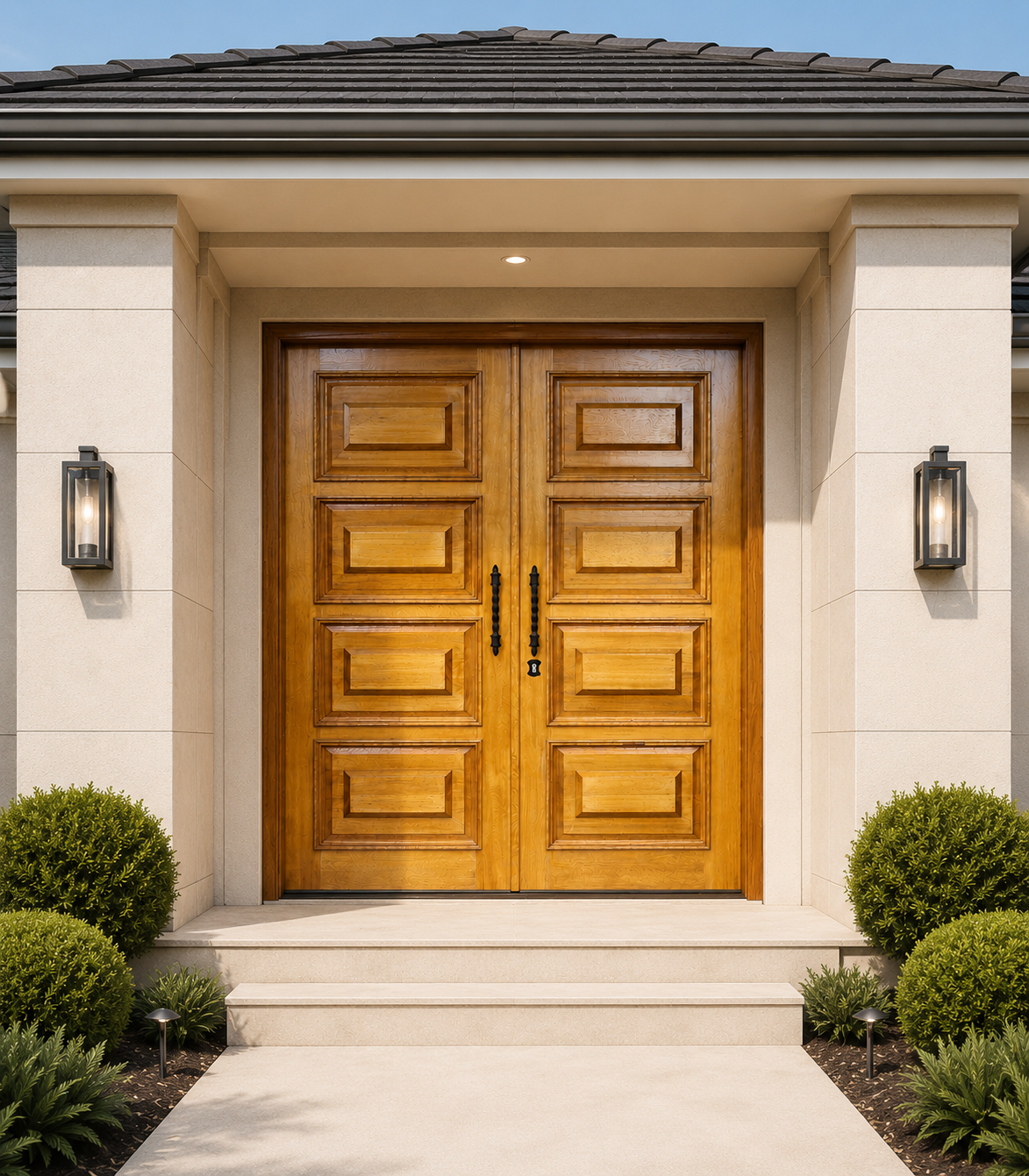 Australian door project and installation detail