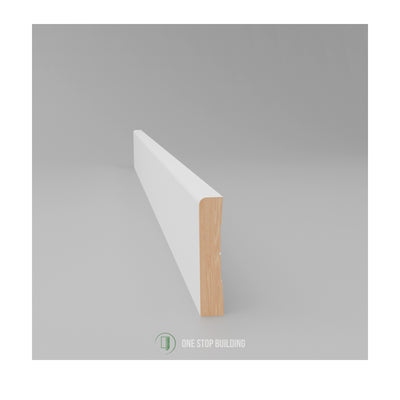 Pre-Primed Pencil Round Architrave & Skirting 90 x 18mm – 5.4m