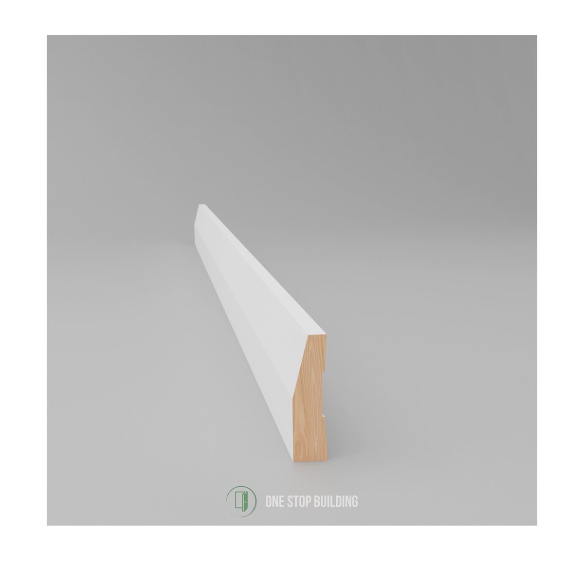 Pre-Primed Half Splay Architrave & Skirting 66 x 18mm – 5.4m