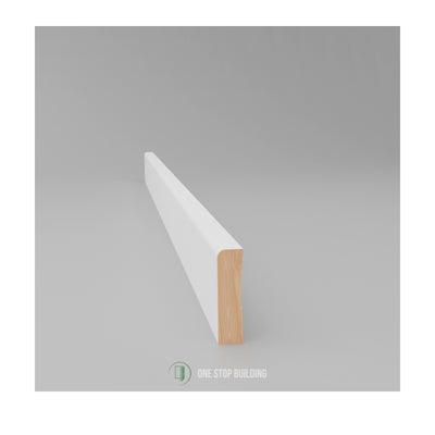 Pre-Primed Pencil Round Architrave & Skirting 66 x 18mm – 5.4m